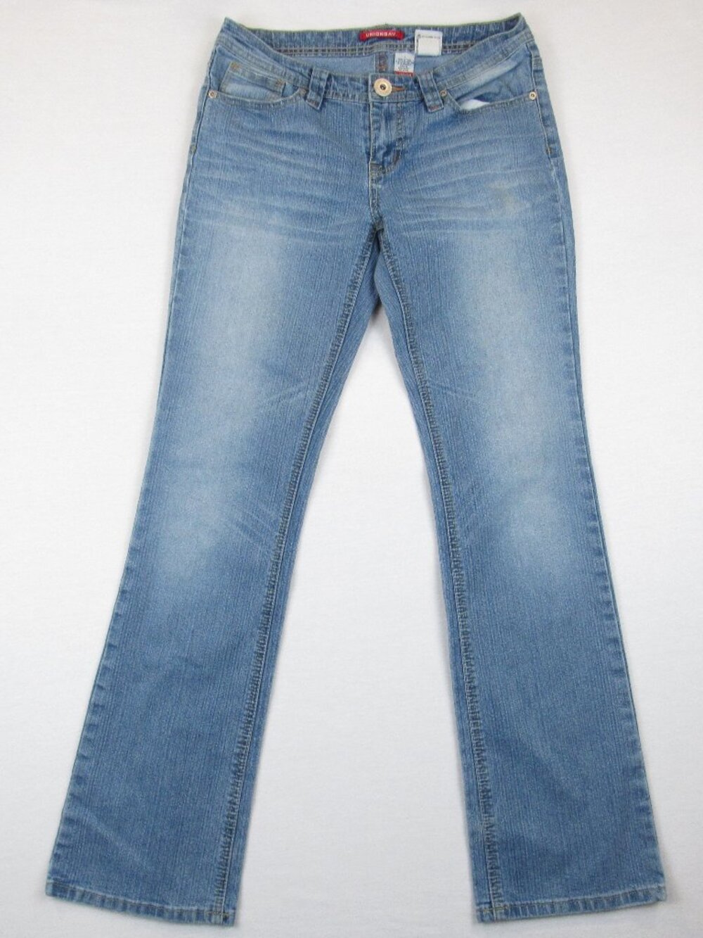 Vintage Y2K Union Bay Jeans Juniors Size 7 Button Low Rise Stretch